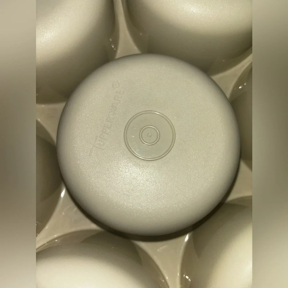 Gently used Vintage Tupperware Serving Tray 1970s Retro Serving Platter - Picture 3 of 5